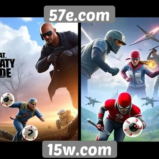 Comparativo entre jogos populares no 57e.com
