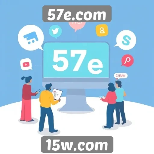 Impacto das redes sociais na popularidade do 57e.com