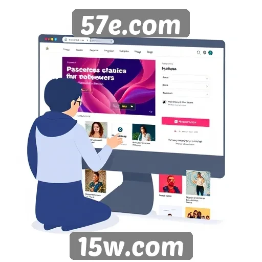 Estudo sobre a interface do usuário no 57e.com